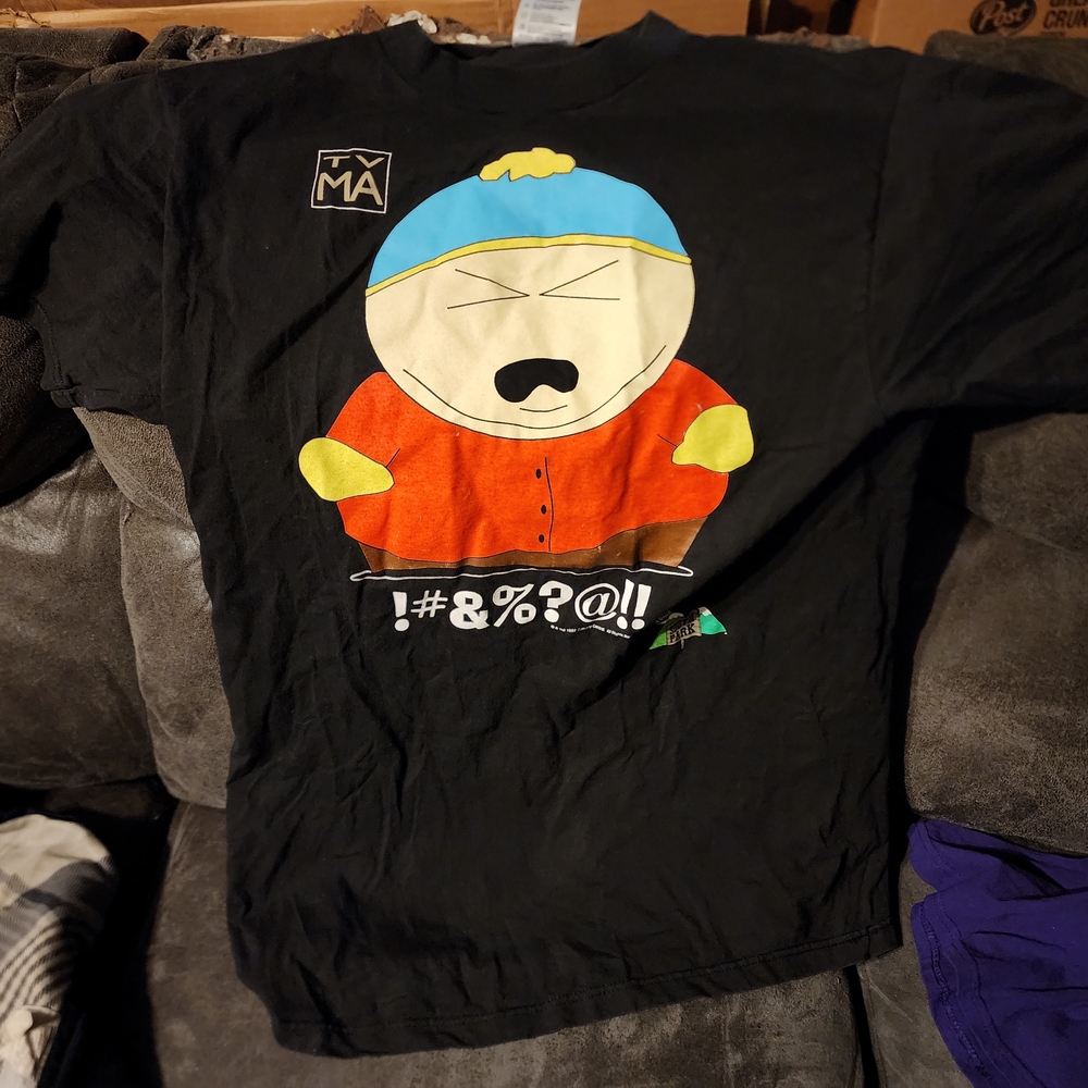 Vtg 1997 Comedy Central South Park Cartman Shirt Large